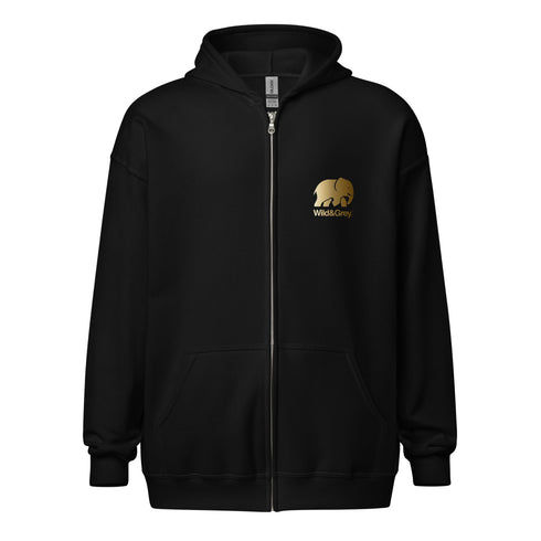 Elephant Conservation - Full Zip Womens Hoodie